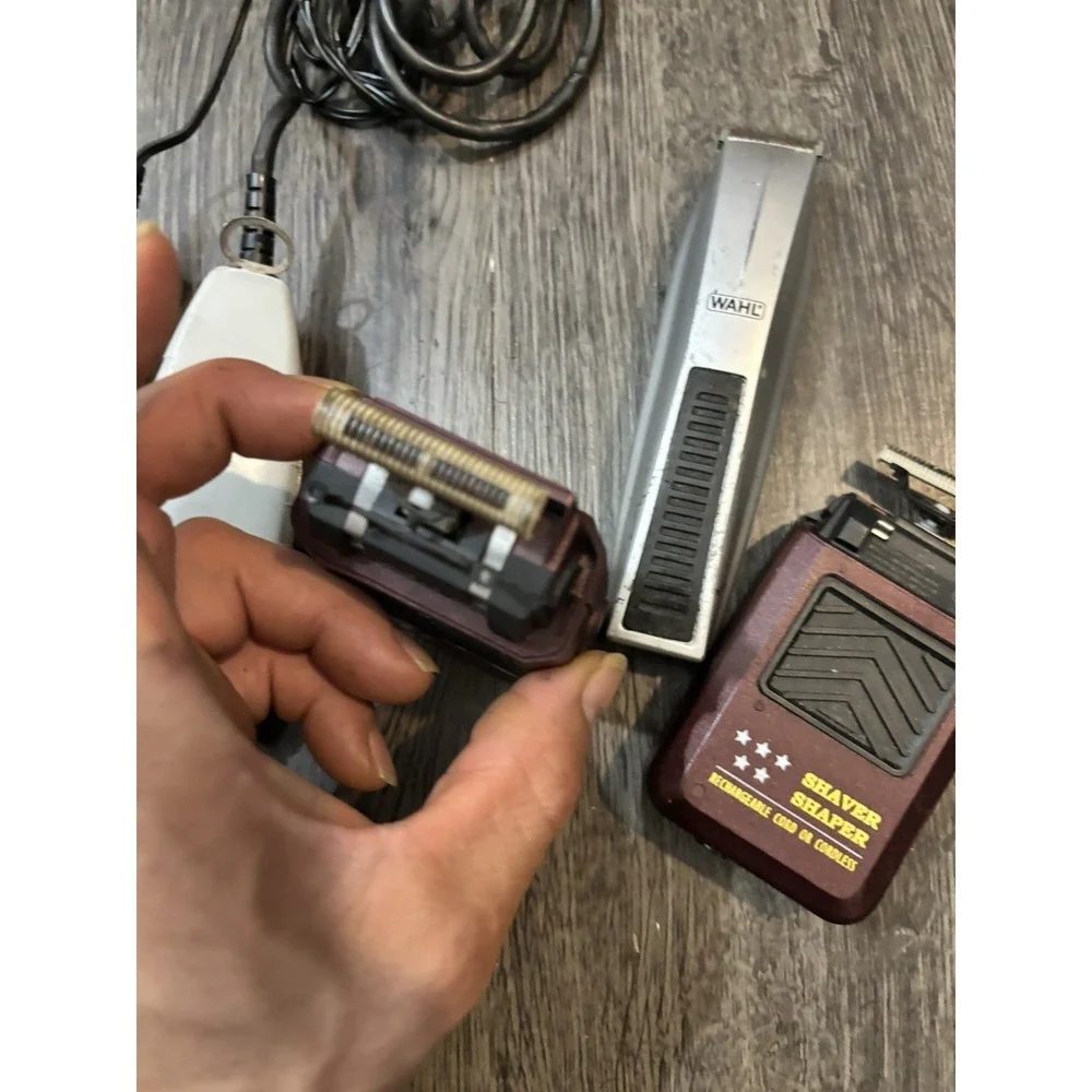 Bundle of 4 Wahl & Andis Electric Hair Trimmers / Shavers (Parts Only)